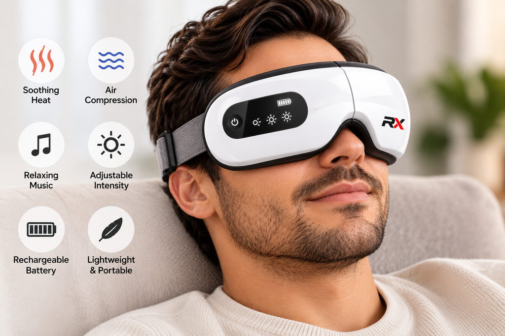 RecoveryX™ Smart Heated Eye Massager