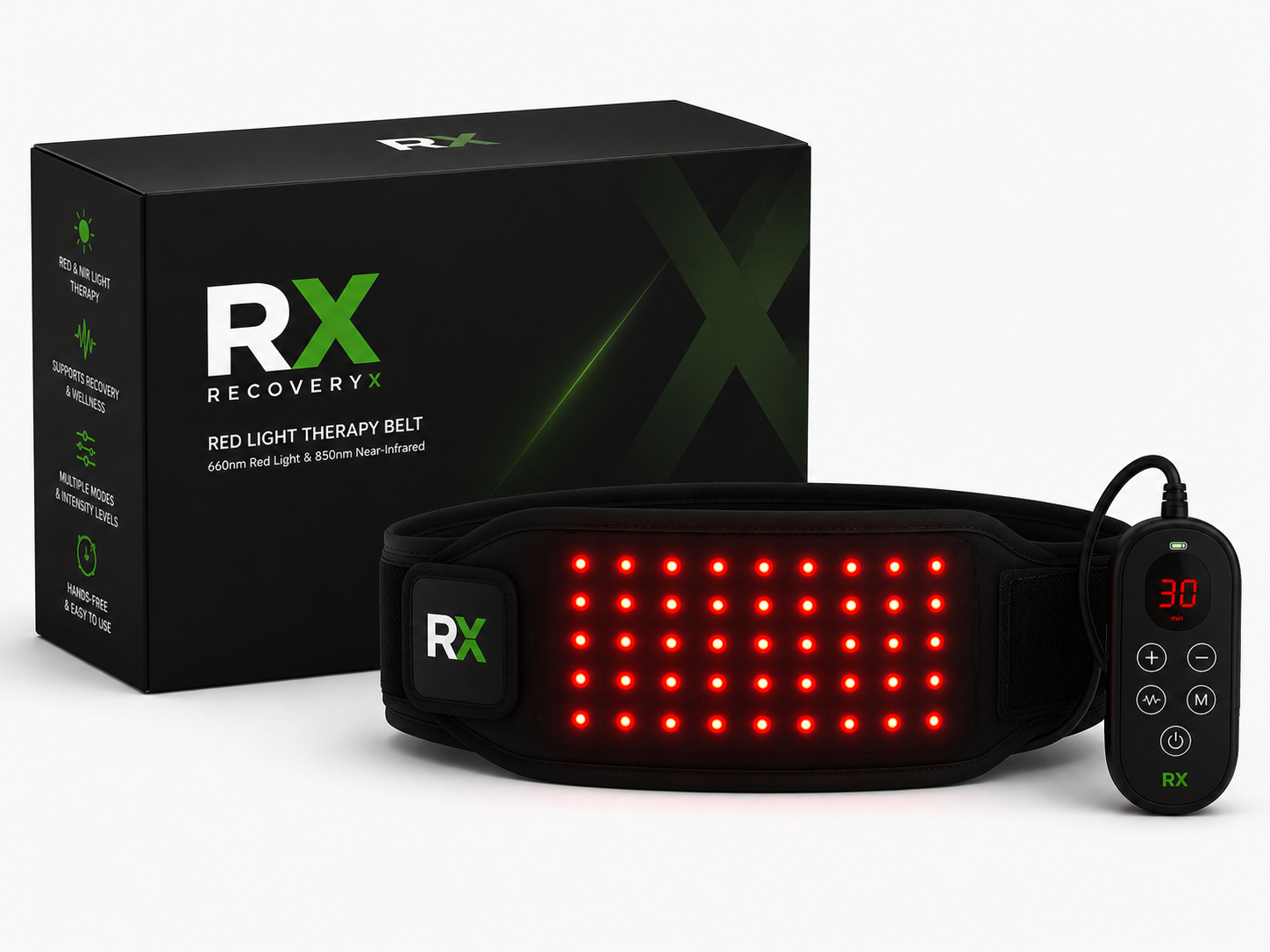 Portable Red Light Recovery Belt