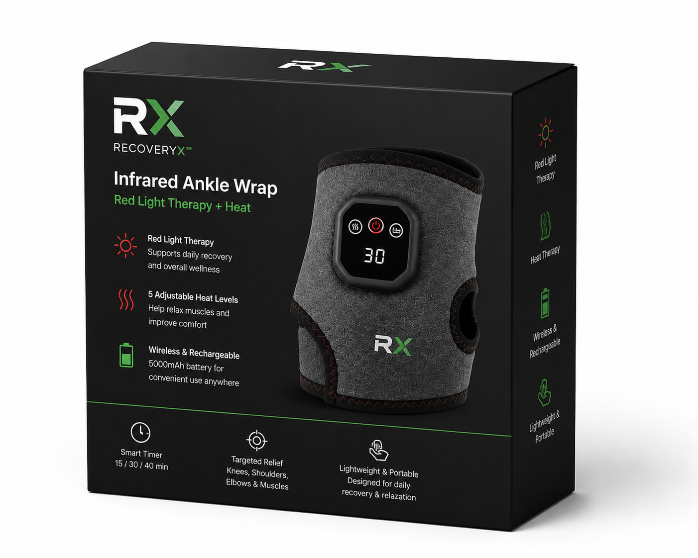 RecoveryX™ Smart Ankle Recovery Wrap