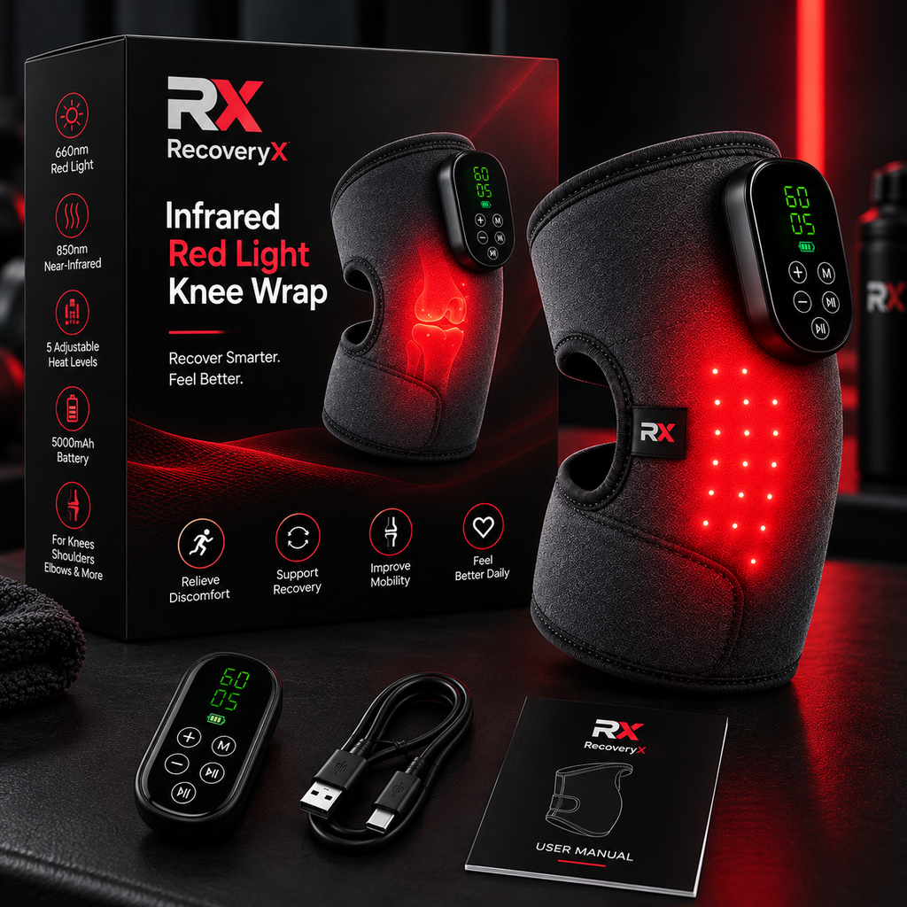 RecoveryX™ Infrared Red Light Knee Wrap