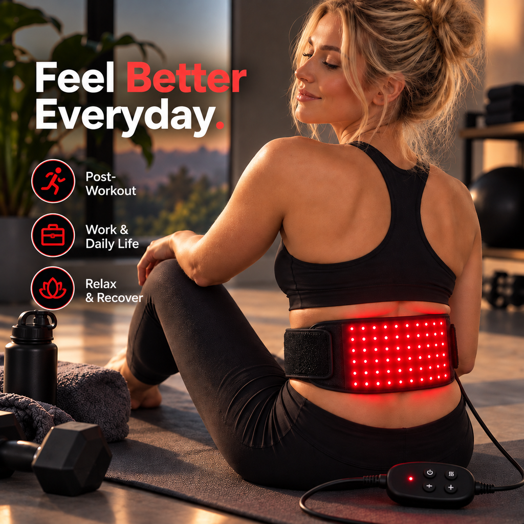 Portable Red Light Recovery Belt